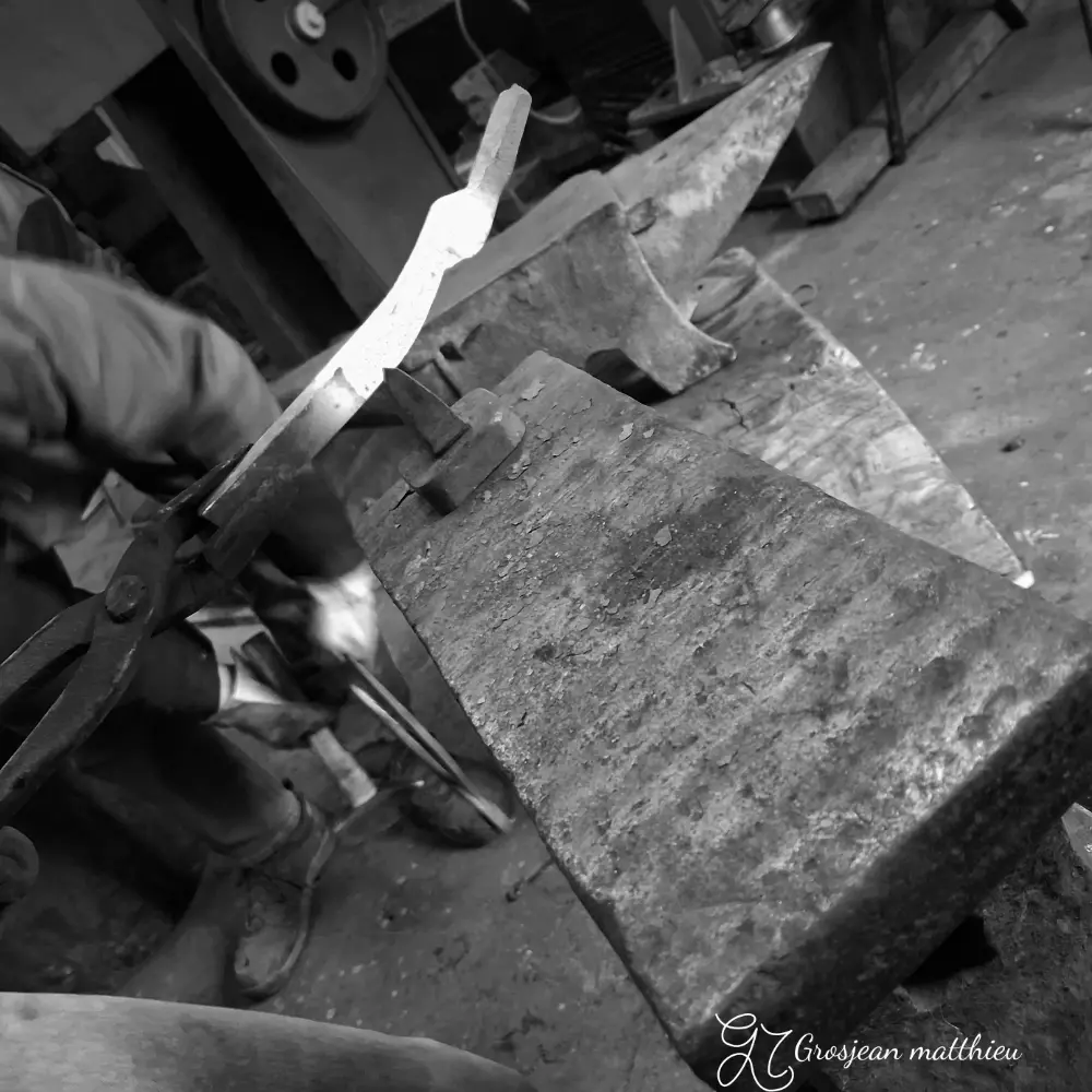 Journee fabrication tennaille de forge  06
