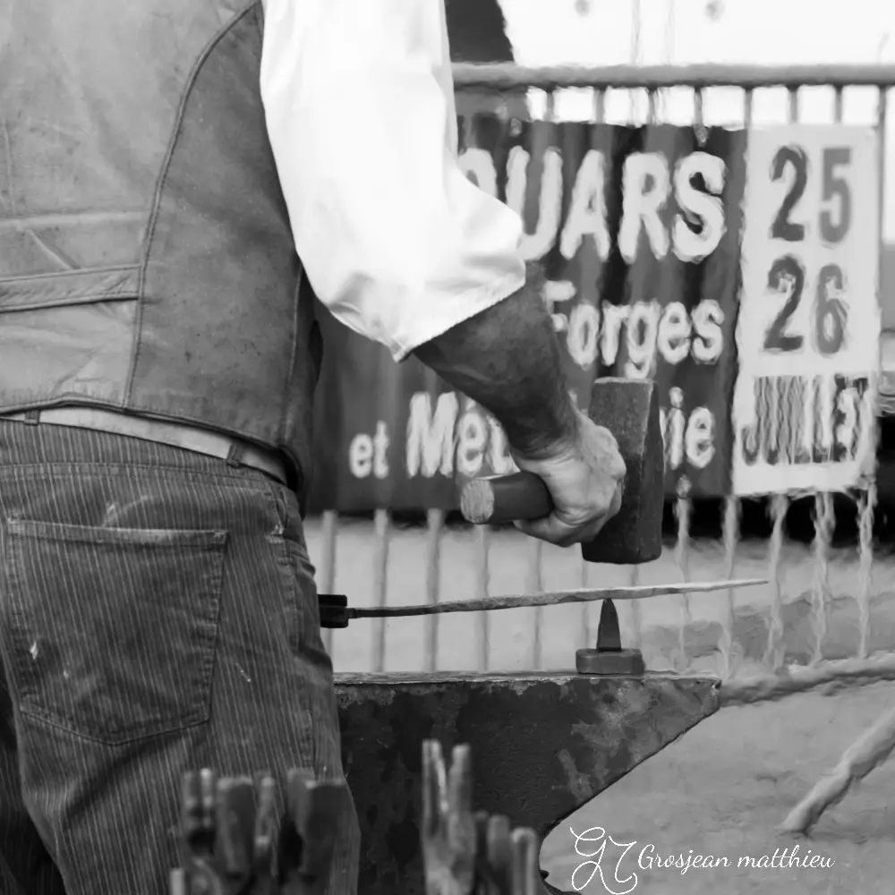 blacksmithing demonstration by michel 02